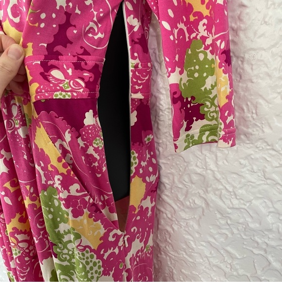 Lilly Pulitzer Blayney Jersey Silk Empire Dress Small - Picture 6 of 10